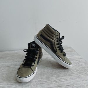 Army Green Hi-Top Vans